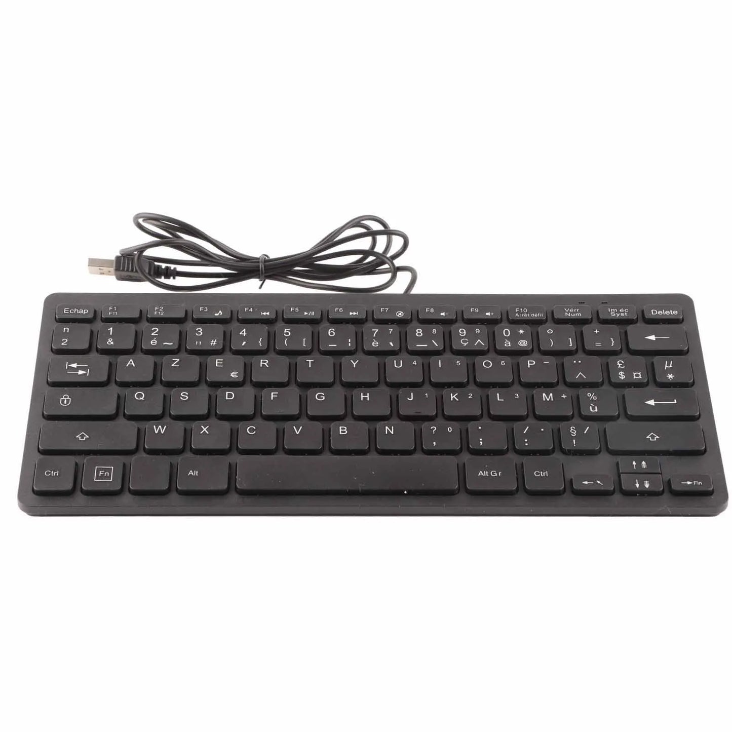 78 Keys German Russian French Keyboard USB Wired Desktop Computer Small Language Keyboard for Home PC Laptop