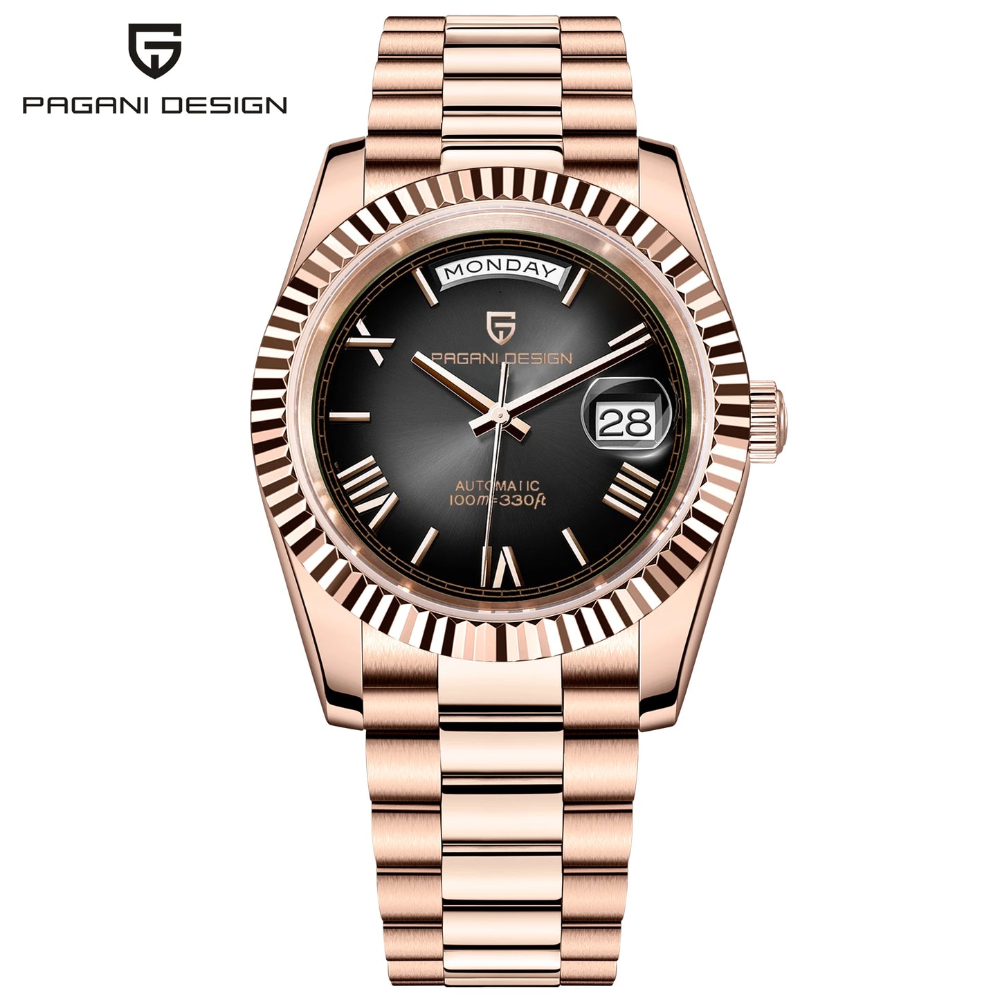 PAGANI DESIGN 2025 New DD36 Men's Watches Luxury Automatic Watch Men AR Sapphire Glass Mechanical Wristwatch Men ST16 Movt Clock