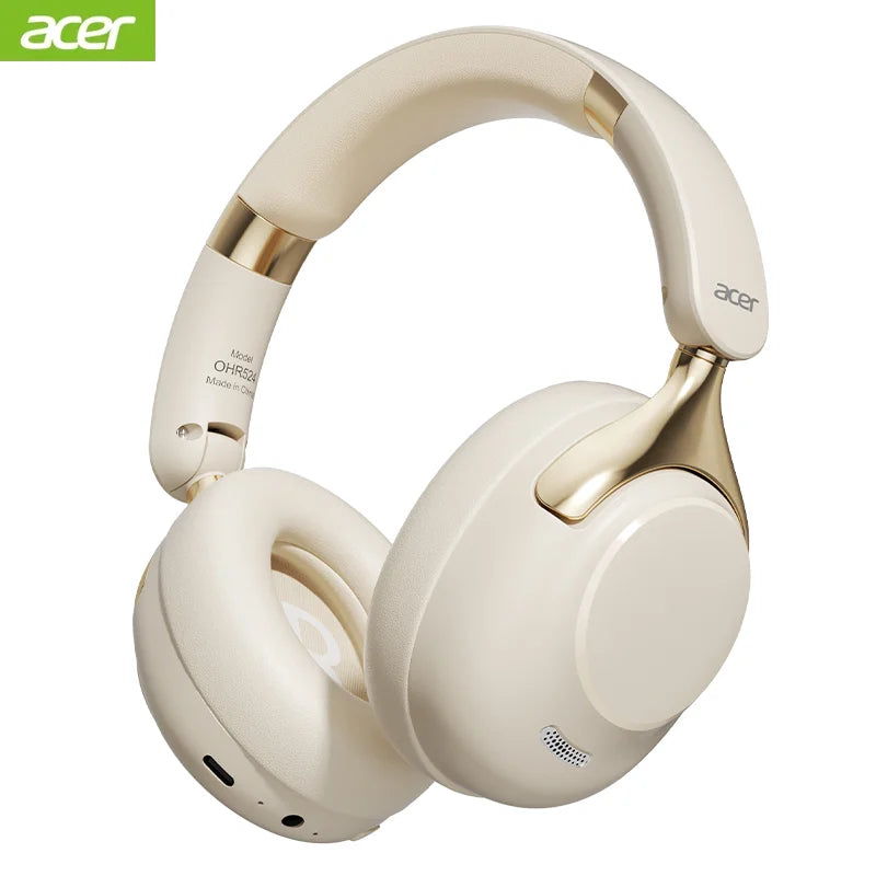 Acer ANC Wireless Bluetooth Headphones 360° Surround Sound Headsets Gamer Sports Earphones Noise Reduction with HD Mic OHR524