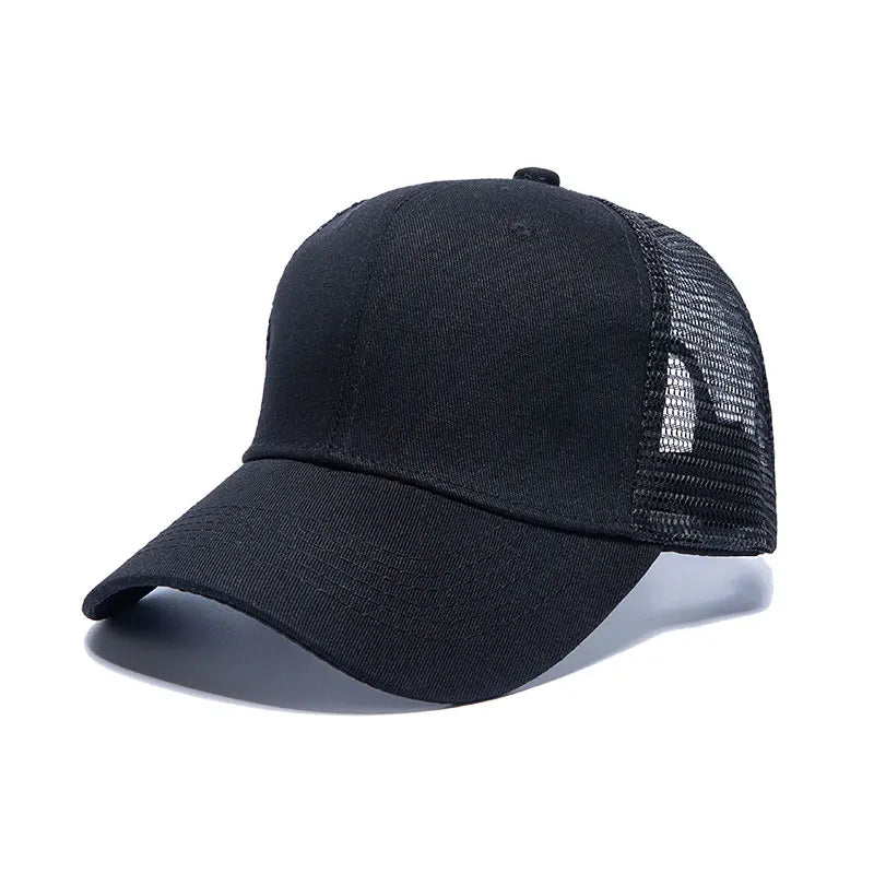 Cappellini da baseball all'ingrosso da uomo, cappellini casual, cappelli in mesh da donna, cappelli unisex con logo personalizzato, cappelli ricamati
