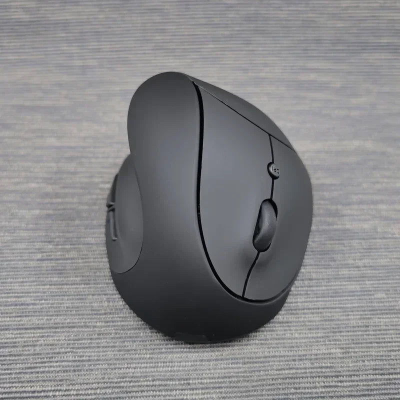 YANFU BNKJ5 Left Hand Wireless Ergonomic Mouse, 2.4G Bluetooth Ergonomic Mouse with Adjustable DPI, Silent Optical Office Mouse for Left-Handed Users