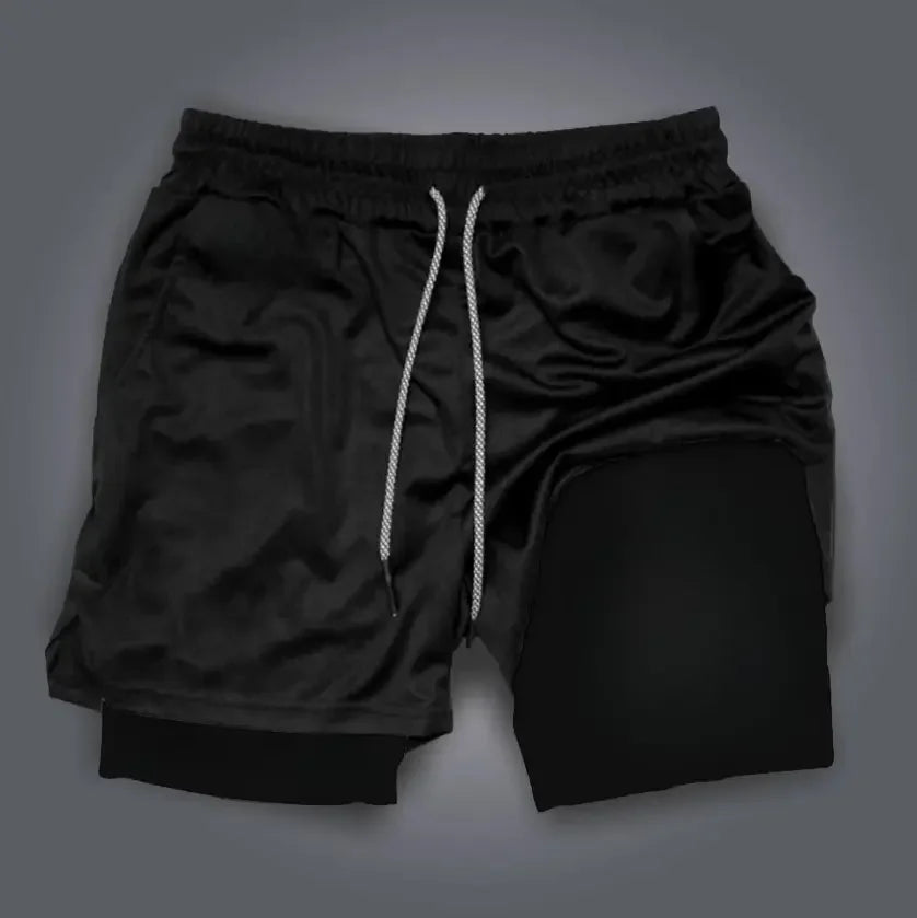 2026 Dragon Ball Anime Men's Shorts Sportswear Quick Dry Gym Pants Double-layer 2 in 1 Shorts Y2k Summer Breathable Streetwear