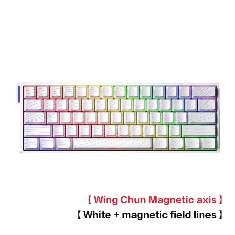 AULA WIN60 HE Wired Connection Magnetic Axis Keyboard RT Custom Mechanical Keyboard for E-sports Games 8K Polling Rate
