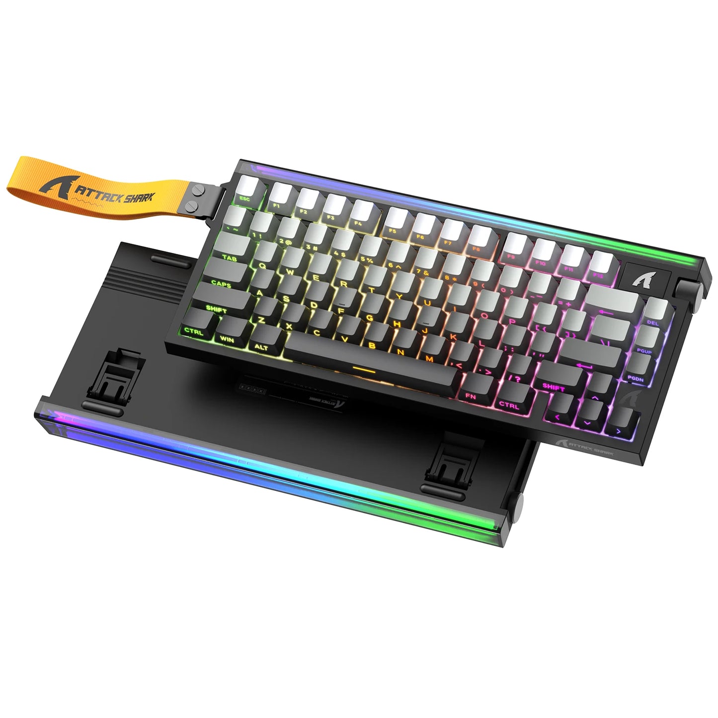 ATTACK SHARK R85 HE 8000Hz RGB Rapid Trigger Keyboard, 0.005mm RT Accuracy Wired Gaming Keyboard, Hall Effect Magnetic Switch