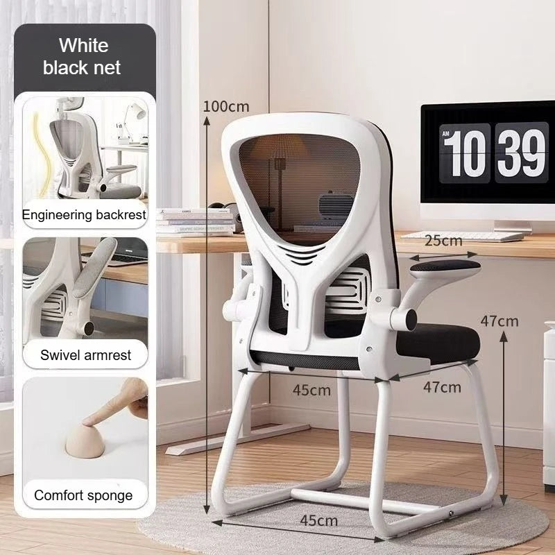 Sedia da gaming, sedia con schienale per uso domestico prolungato, scrivania per dormitorio, studio e ufficio, sedia e-sport, sedia ergonomica.