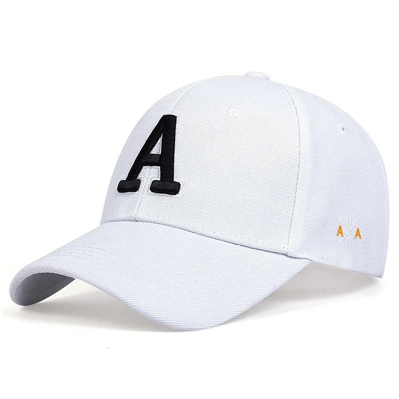 2025 Fashion New Baseball Hat A Letter Side AR Embroidery Outdoor Leisure Sports Daily Decoration Sunshade Hat Street HipHop Hat