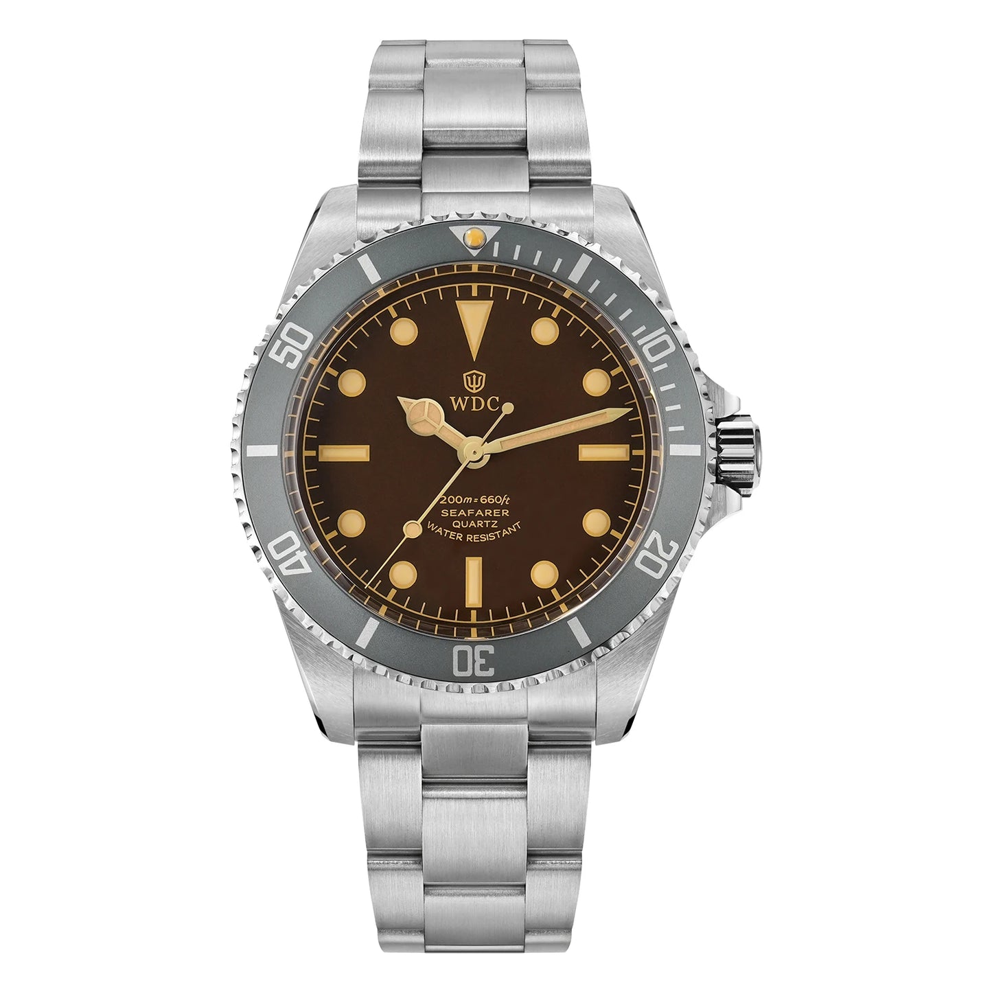 Watchdives WD5513Q Watch VH31 Sweep Second Movement Stainless Steel Sapphire Crystal Business Wristwatch Vintage Watches