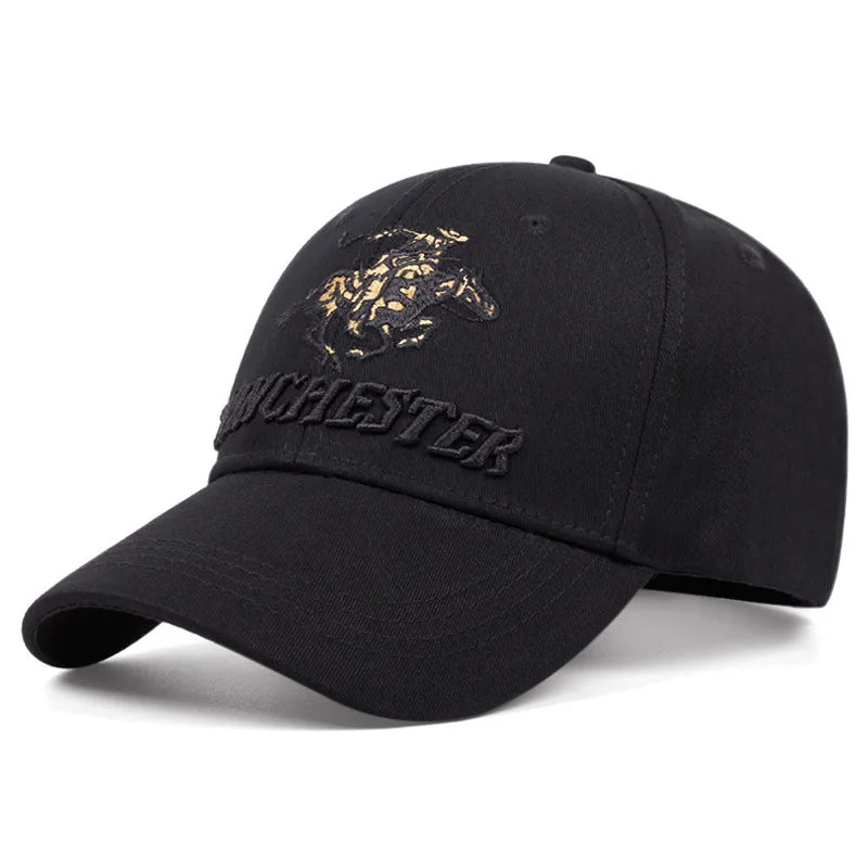Unisex Winchester Letter Embroidery Baseball Caps Spring and Autumn Outdoor Adjustable Casual Hats Sunscreen Hat