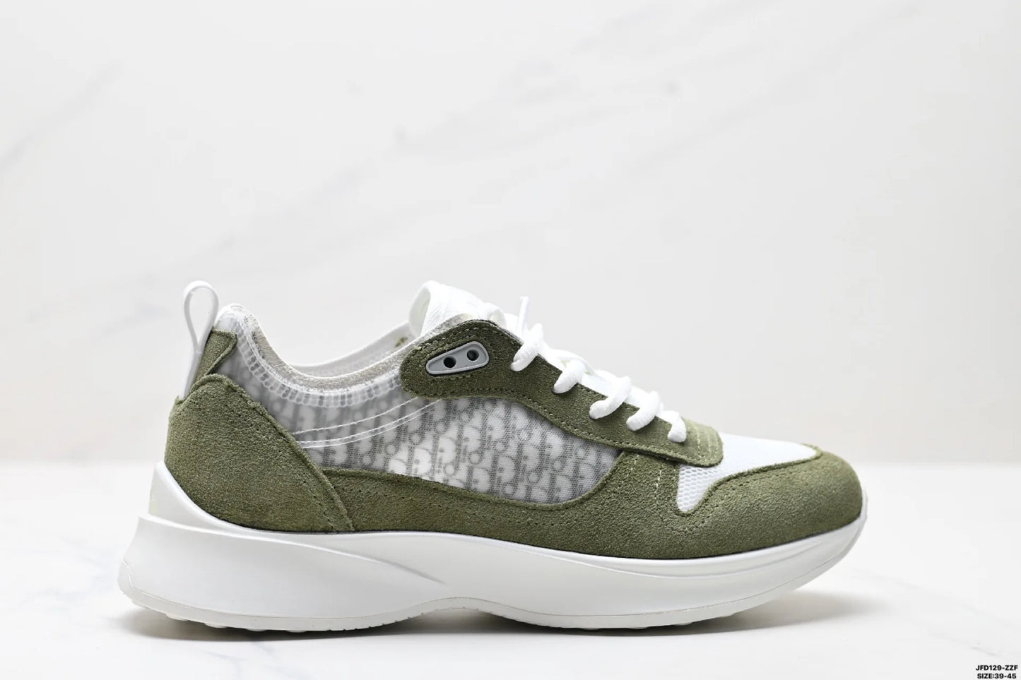 Low-Top Casual Men's Sneakers Fashionable Sport Shoes Comfortable Walking Shoes Men's Footwear Breathable Leather Upper
