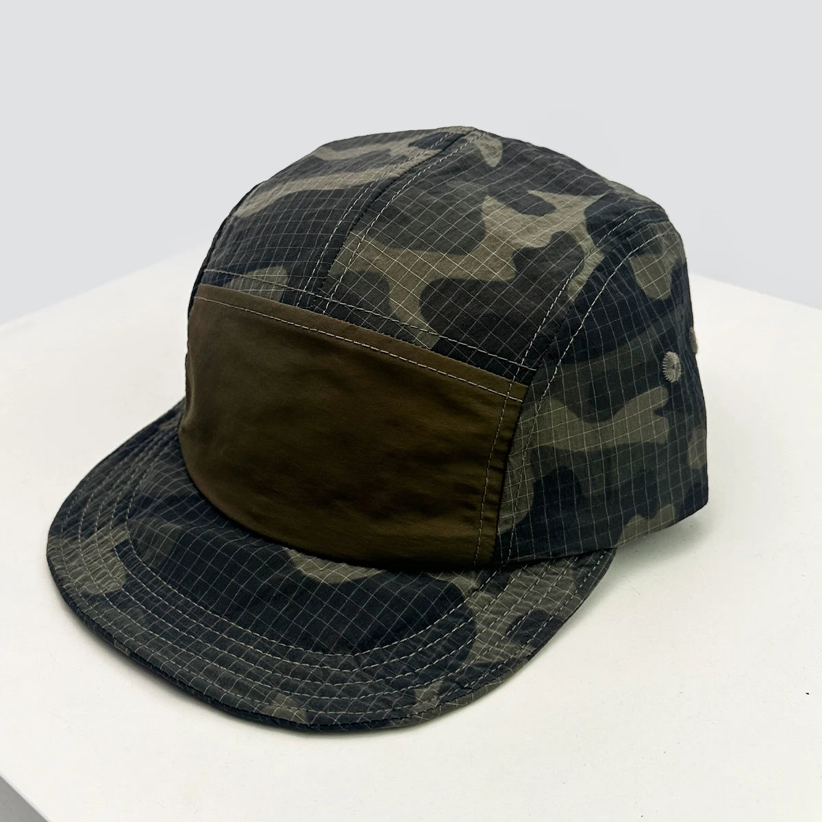 New Unisex CAMO Quick Drying Letter Embroidery Baseball Hats Sunshade Color Block Breathable Personal Peaked Caps Versatile ins