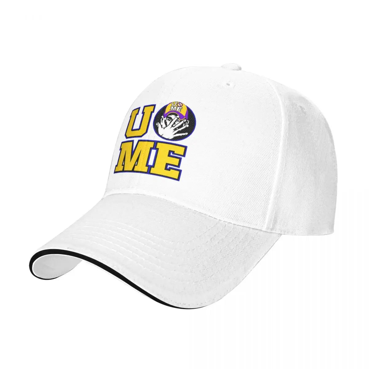 Yellow Wrestling Cena John White Custom Baseball Caps For Mens Unisex Male Beach Sunscreen Hat Snapback Cap