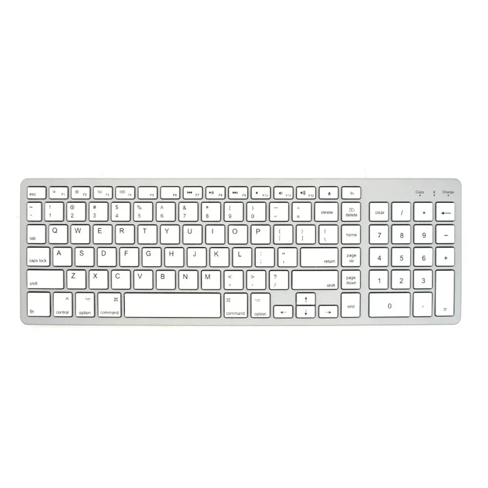 Dual-mode 2.4G Wireless Keyboard Dual Bluetooth 5.0 Keyboard 102 Keys Rechargeable Keyboard For MacBook Tablet PC Accessories