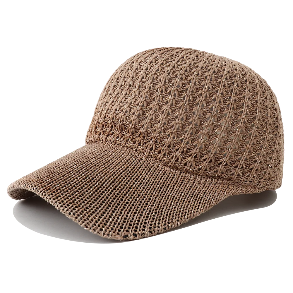 2025 New Summer Breathable Mesh Baseball Cap Snapback Hat Outdoor Sport Sunscreen Trucker Hats For Women Men Sunhat