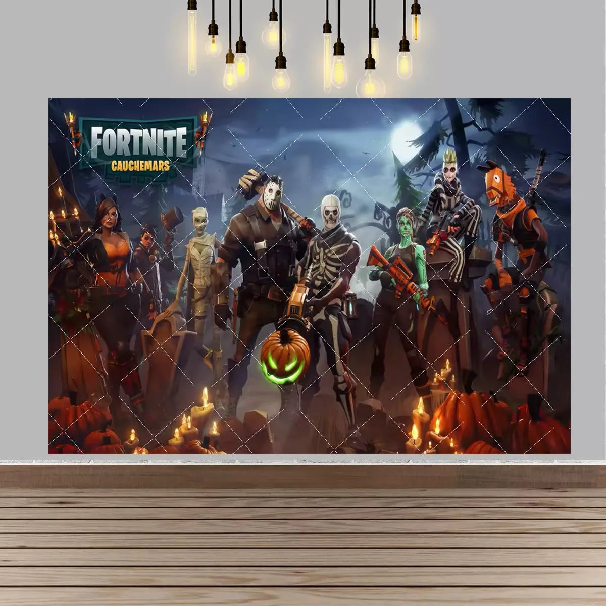 F-fortniteds Backdrop Poste Boy Birthday Party Banner Kids Birthday Cake Table Decor Party Supplies Photography Props Gift