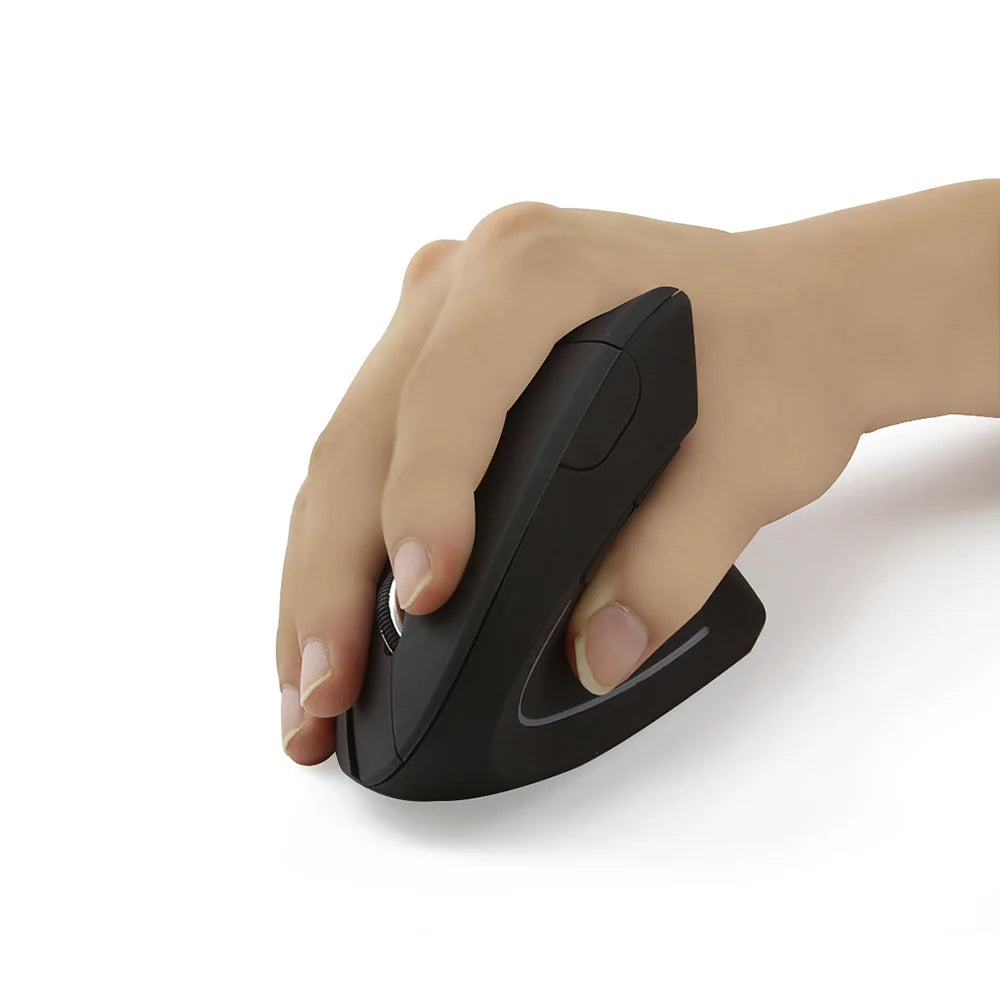 NEW Wireless Vertical Mouse 2.4GHz DPI Adjustable Optical Wrist-care Mice Backlight Gaming Mice for Laptop Tablet Mac iPad