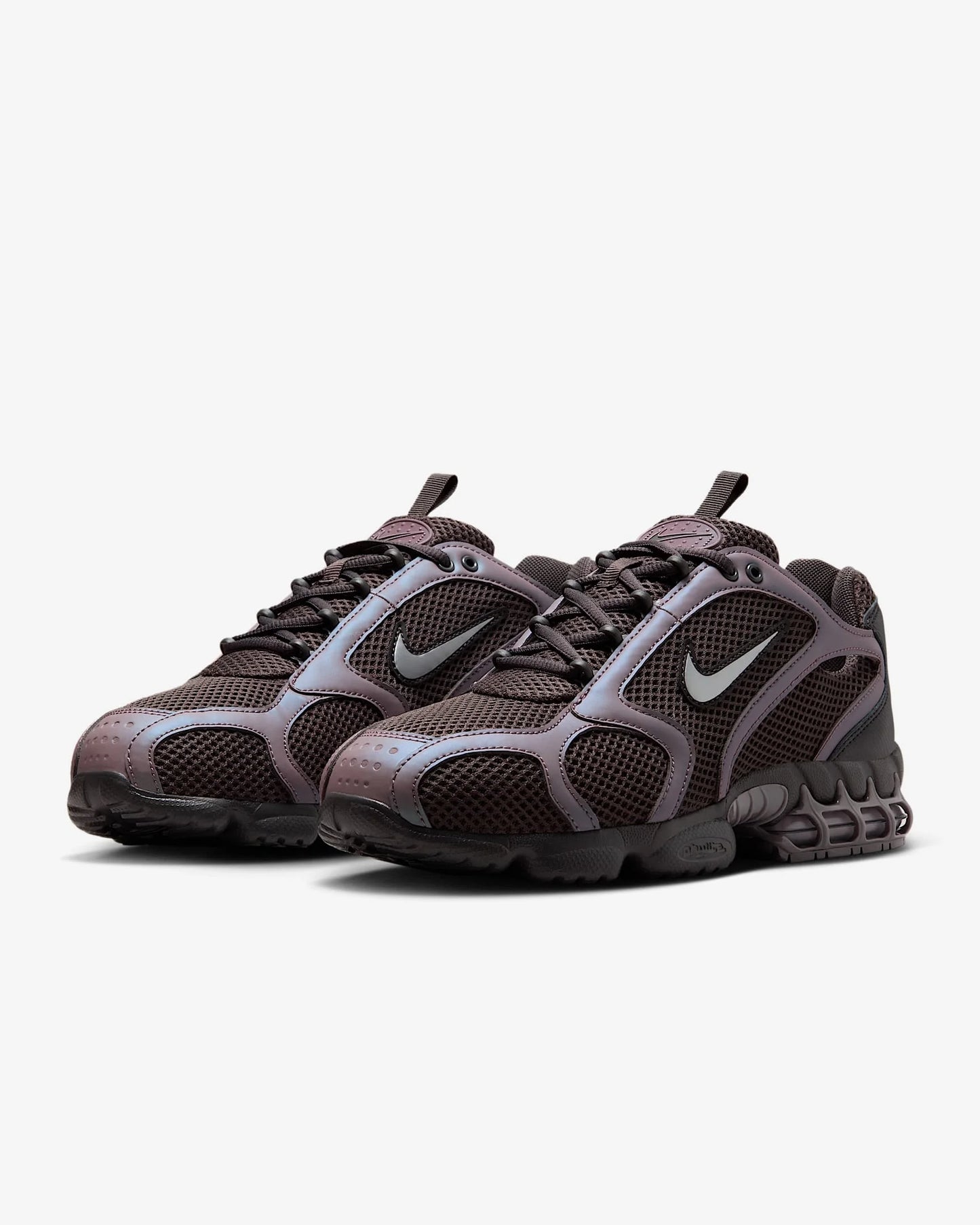 Nike Air Zoom Spiridon Cage 2 Unisex Low-Top Casual Shoes Sport Wear Resistant Grey Red Lifestyle Footwear CJ1288-600