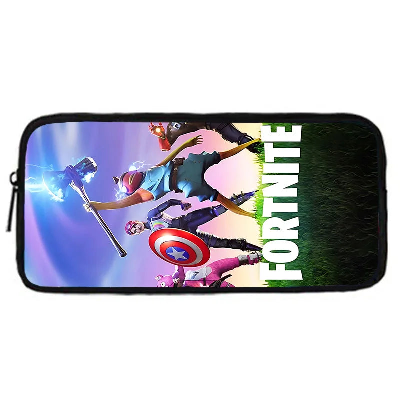 Hot Game Design Child Backpacks Lunch Bag Pencil Case Pupil Large Capacity School Bags For Boy Girl Best Gift F-FortniteS