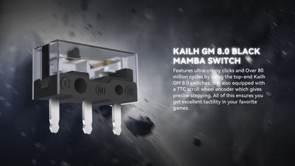 ATTACK SHARK R3 Gaming-Maus aus Magnesiumlegierung 8K SUPERLIGHT 8000Hz 6 einstellbare DPI-Stufen bis zu 26000 PAW3395 BT/2.4G kabellos/kabelgebunden