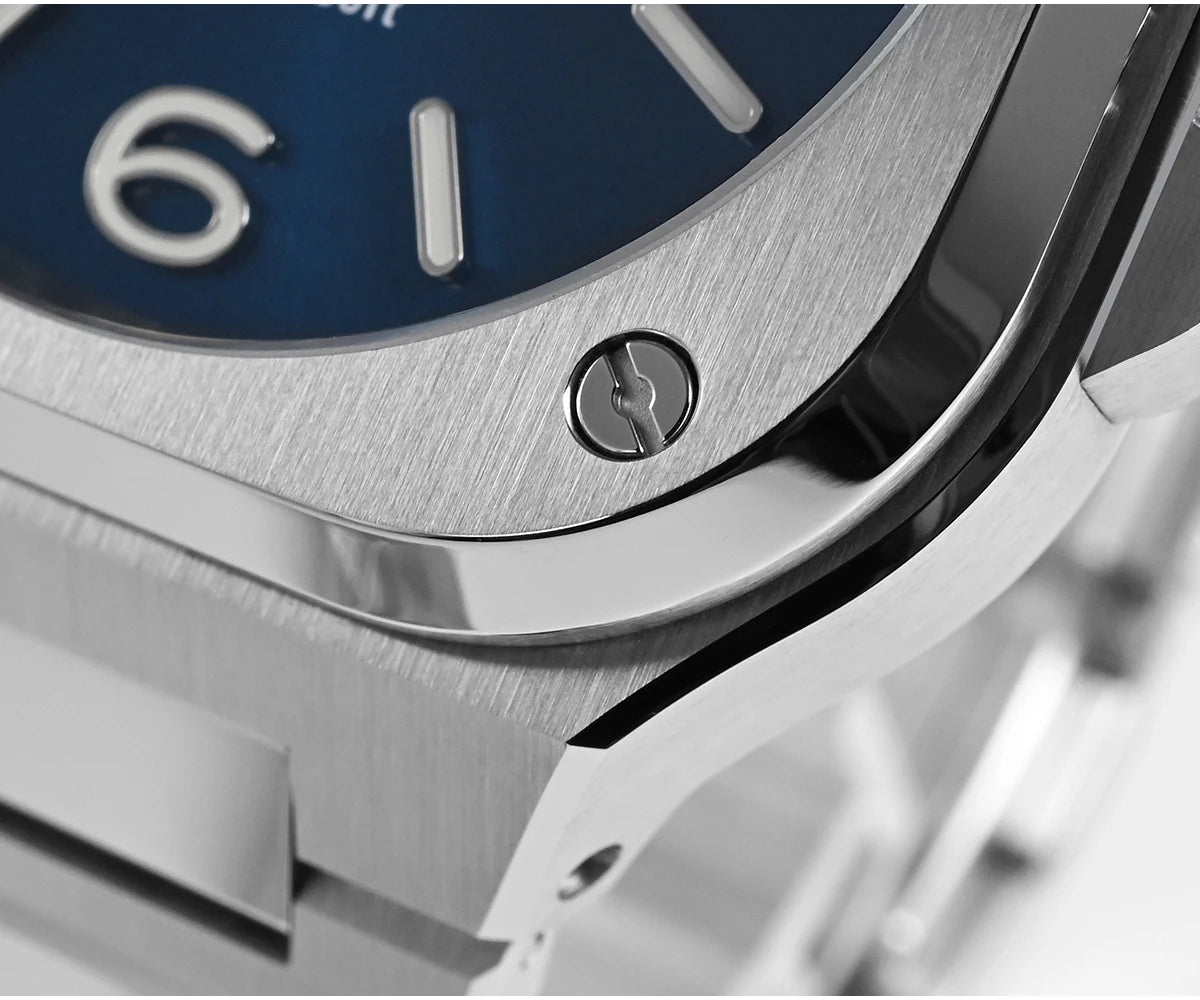 San Martin 40mm Classic Luxury Sport Watch Distinctive Square Case Stainless Steel Men Watch Automatic Mechanical 10 Bar SN0074