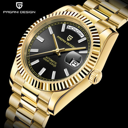 PAGANI DESIGN DD36 Luxury Automatic Watch For Men AR Sapphire Glass Stainless steel Mechanical  Wristwatch EU Warehouse delivery