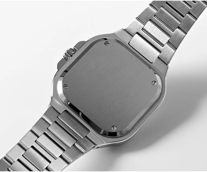 San Martin 40mm Classic Luxury Sport Watch Distinctive Square Case Stainless Steel Men Watch Automatic Mechanical 10 Bar SN0074