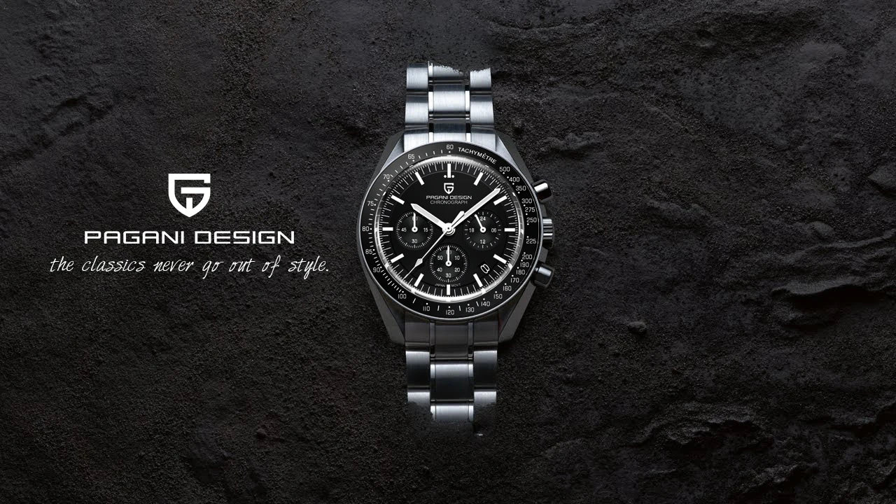 PAGANI DESIGN AK Project Mars Men's Watches Top Luxury Quartz Watch For Men AR Sapphire Speed Sport Chronograph Automatic Date