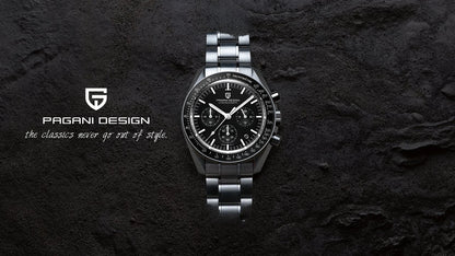 PAGANI DESIGN AK Project Mars Men's Watches Top Luxury Quartz Watch For Men AR Sapphire Speed Sport Chronograph Automatic Date
