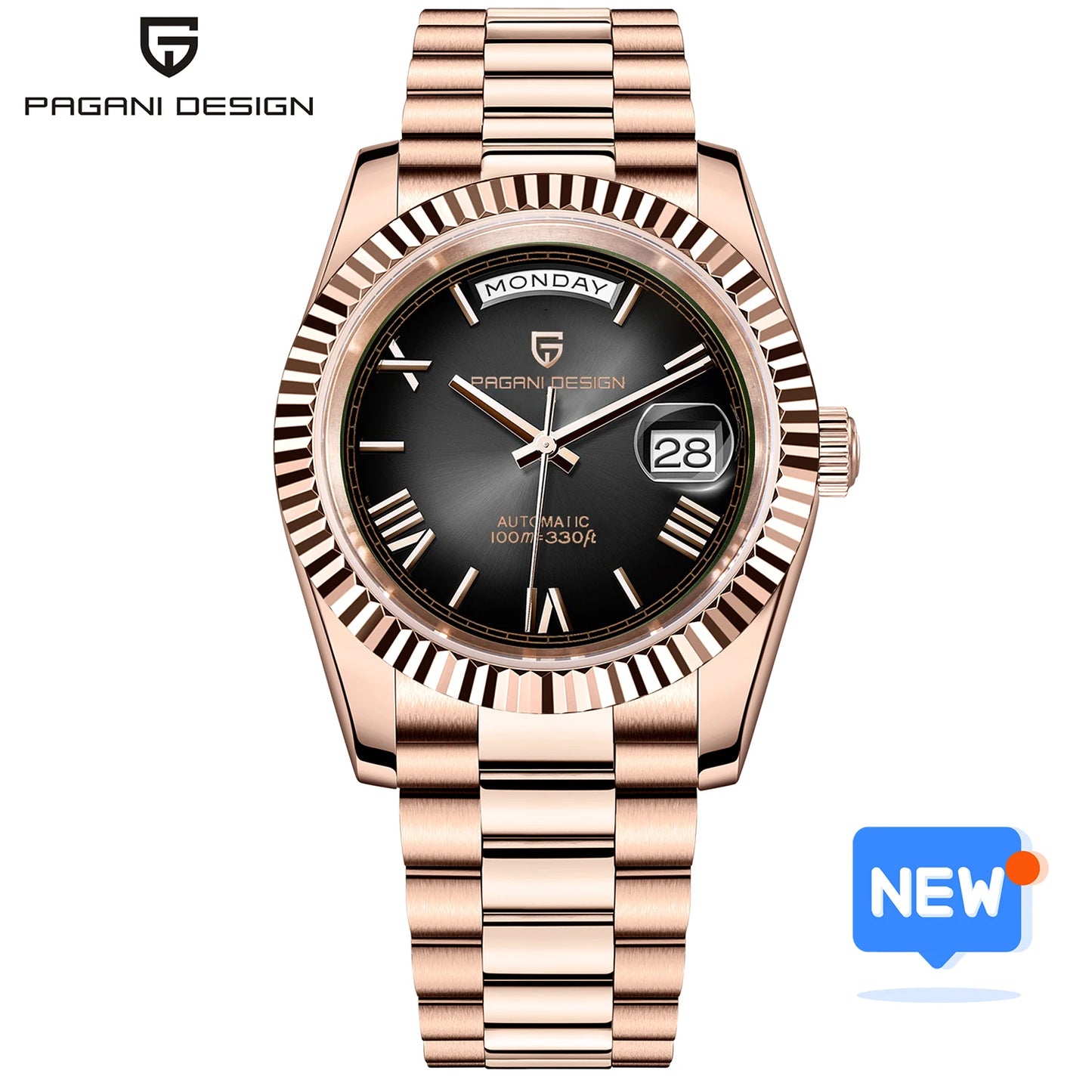 PAGANI DESIGN DD36 Luxury Automatic Watch For Men AR Sapphire Glass Stainless steel Mechanical  Wristwatch EU Warehouse delivery