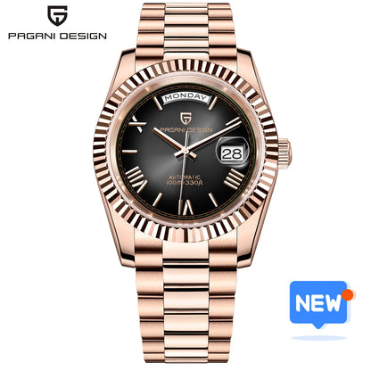 PAGANI DESIGN DD36 Luxury Automatic Watch For Men AR Sapphire Glass Stainless steel Mechanical  Wristwatch EU Warehouse delivery