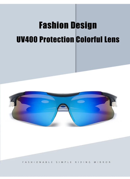 Sports Men Sunglasses Road Cycling Glasses Mountain Riding Protection Goggles Eyewear Mtb Bike Fishing Camping Outdoor Glasses