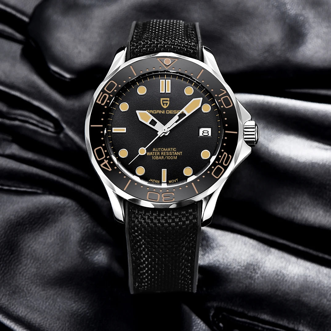 PAGANI DESIGN 2026 New automatic watch for men 007, luxury automatic watch for men, mechanical watch for men, AR sapphire, luminous, EU local delivery
