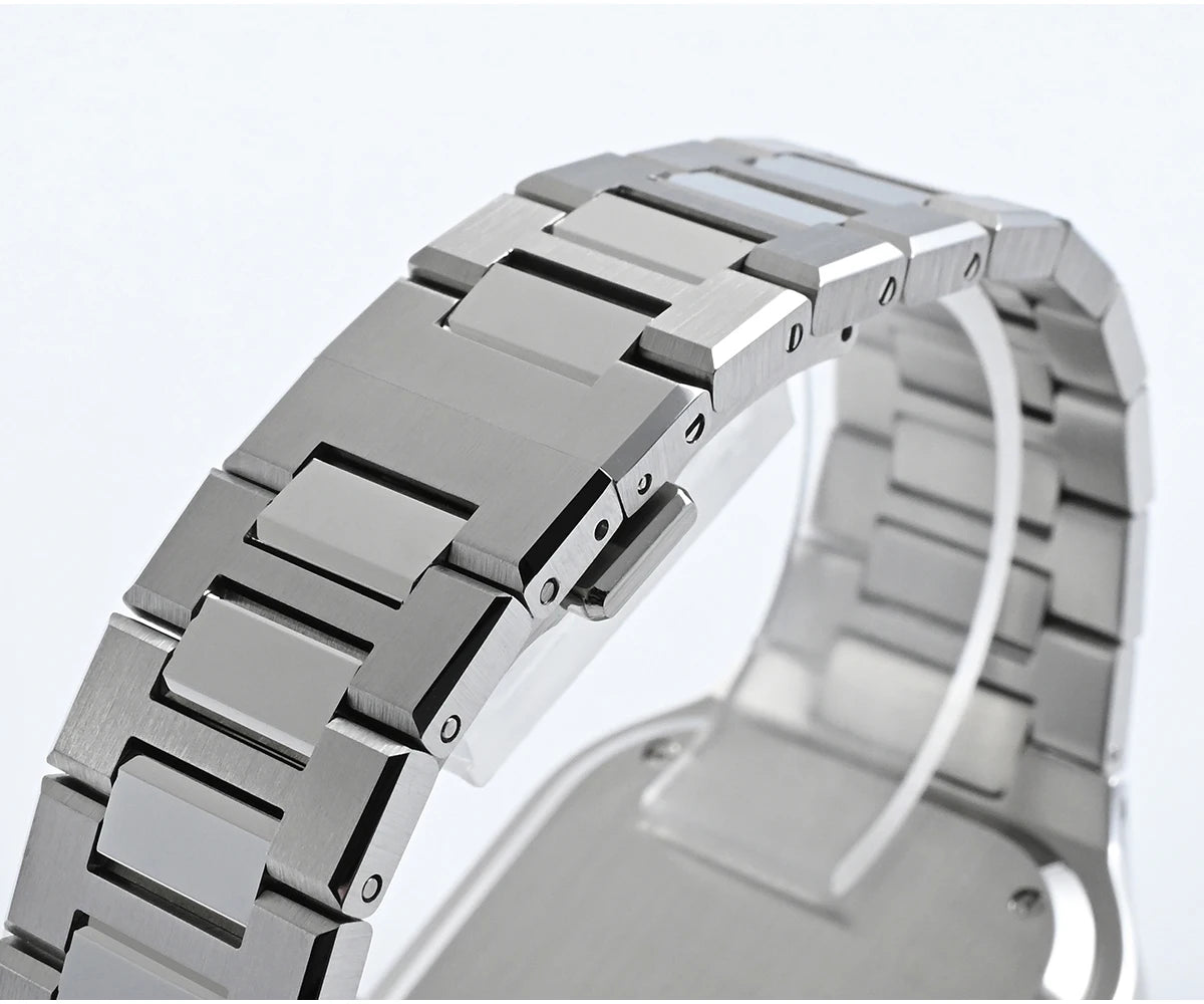 San Martin 40mm Classic Luxury Sport Watch Distinctive Square Case Stainless Steel Men Watch Automatic Mechanical 10 Bar SN0074