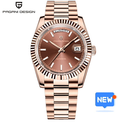 PAGANI DESIGN DD36 Luxury Automatic Watch For Men AR Sapphire Glass Stainless steel Mechanical  Wristwatch EU Warehouse delivery