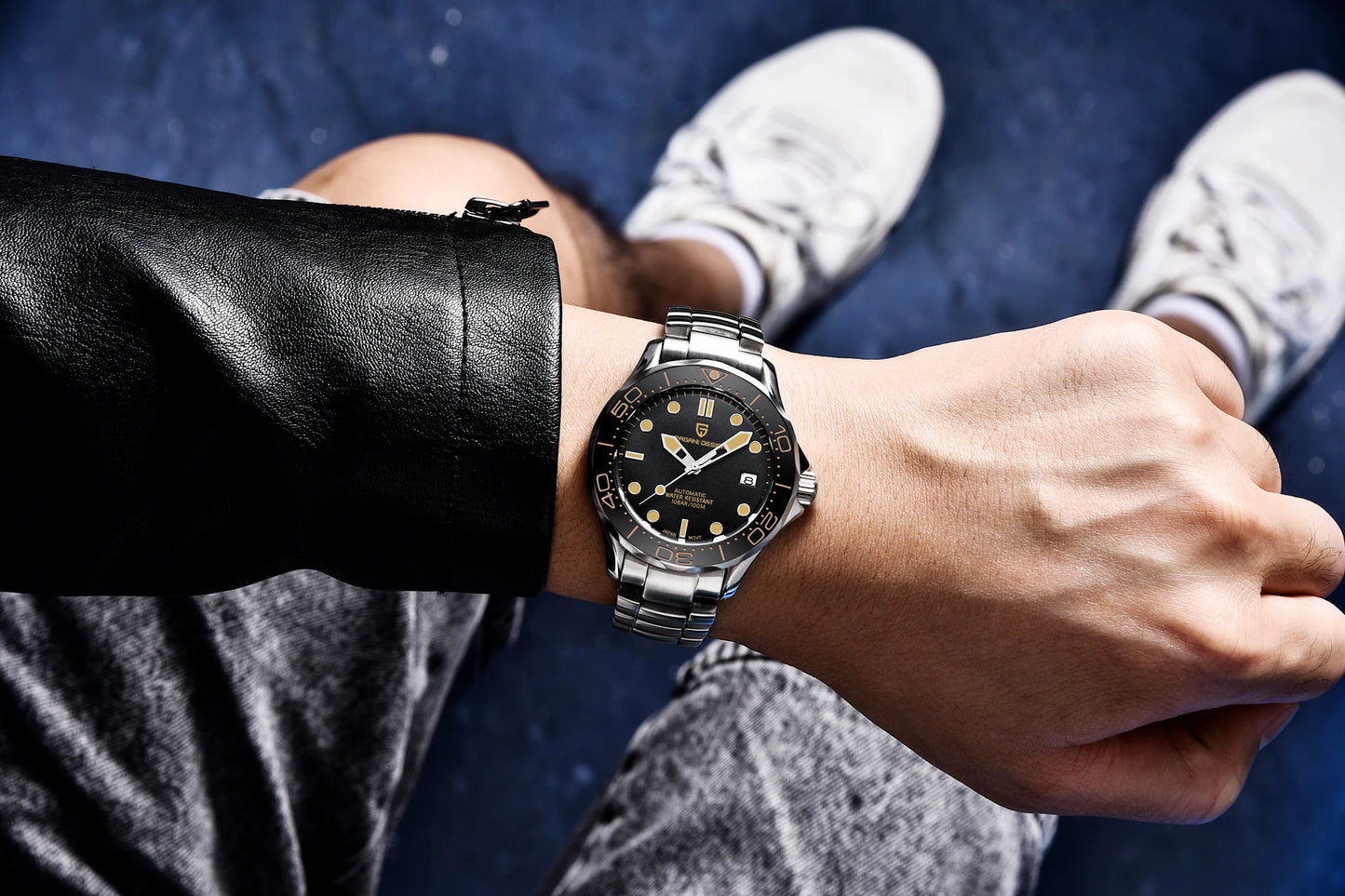PAGANI DESIGN 2026 New automatic watch for men 007, luxury automatic watch for men, mechanical watch for men, AR sapphire, luminous, EU local delivery