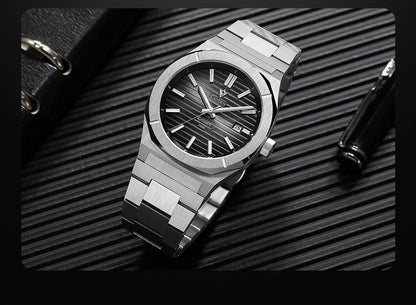 CADISEN Watch for Men Luxury Automatic Men Miyota 8215 Movement Sapphire Crystal 42mm Dial 100m Waterproof  Wristwatches C8200