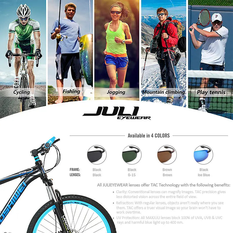 MAXJULI Bifocal Sunglasses for Women Men,TR90 Frame Ultra Lightweight and Sun Reading UV Protection 8001