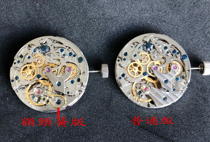 Limitovaná edícia oficiálnych pilotných mechanických hodiniek s chronografom ST19, originálne vojenské pánske náramkové hodinky s priemerom 40 mm, mechanické hodinky typu „Panda“