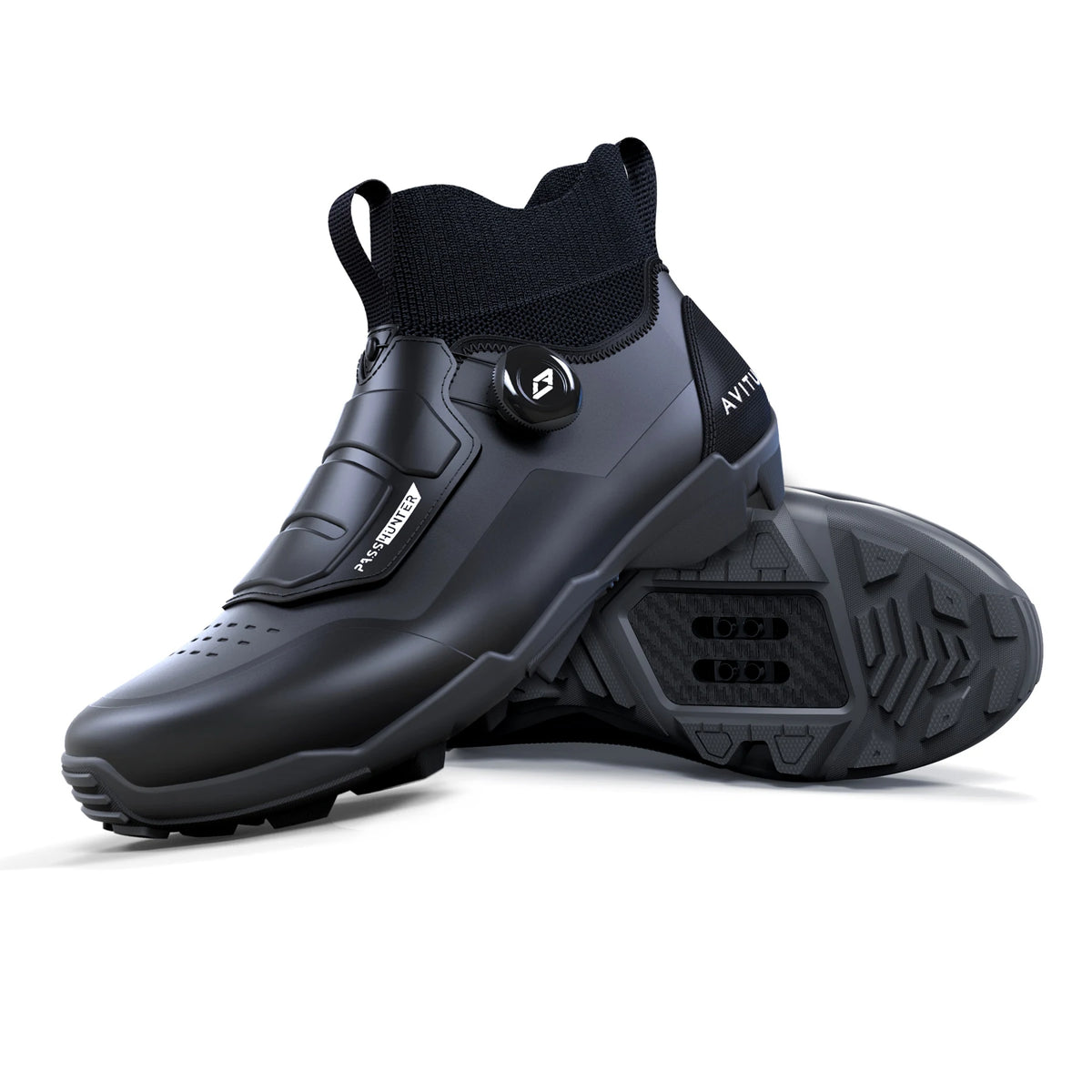 Avitus Zapatillas MTB Shoes for All Mountain Bike Flat Pedals Or SPD Cleat Compatible Arcas Cycling Shoes