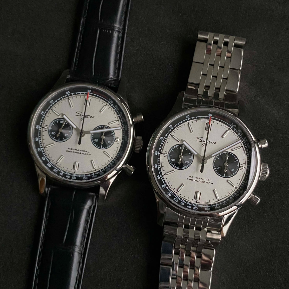 Limitovaná edícia oficiálnych pilotných mechanických hodiniek s chronografom ST19, originálne vojenské pánske náramkové hodinky s priemerom 40 mm, mechanické hodinky typu „Panda“