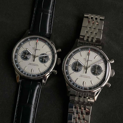 Limited Edition Official Pilot Mechanical Watch Chronograph ST19 Original Military 40MM Men Wristwatch Mechanical Panda Watches