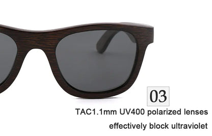Handmade Natural  Bamboo Wooden Sunglass Fashion Polarized Sunglasses for Men Women's Shade Sun Glasses Wood Oculos De Sol