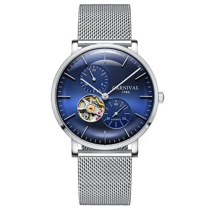Orologio meccanico da uomo Carnival – Orologio da polso automatico di lusso con vetro zaffiro
