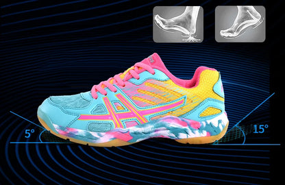 2022 New Women Sneakers Men Badminton Shoes Light Black Breathable Female Outdoor Sports Training Women Athletics Sports Green