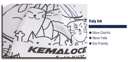 KEMALOCE Men Cycling Cap Anti-UV Summer Elastic Quick Dry Bike Cap 2023 White/Black/Blue Mesh Outdoor Breathable Cycling Hat