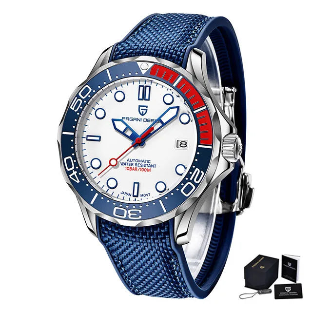 2025 New PAGANI DESIGN 007 Men's Watches Luxury Automatic Watch For Man Mechanical Wristwatches NH35 Men Gift AR Sapphire Mirror