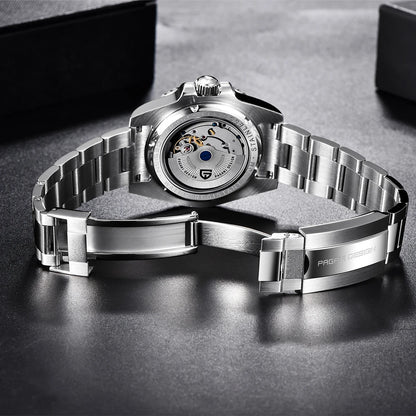 2026 Nuevo reloj mecánico de lujo para hombre PAGANI DESIGN, acero inoxidable, GMT, marca líder, cristal de zafiro, reloj para hombre