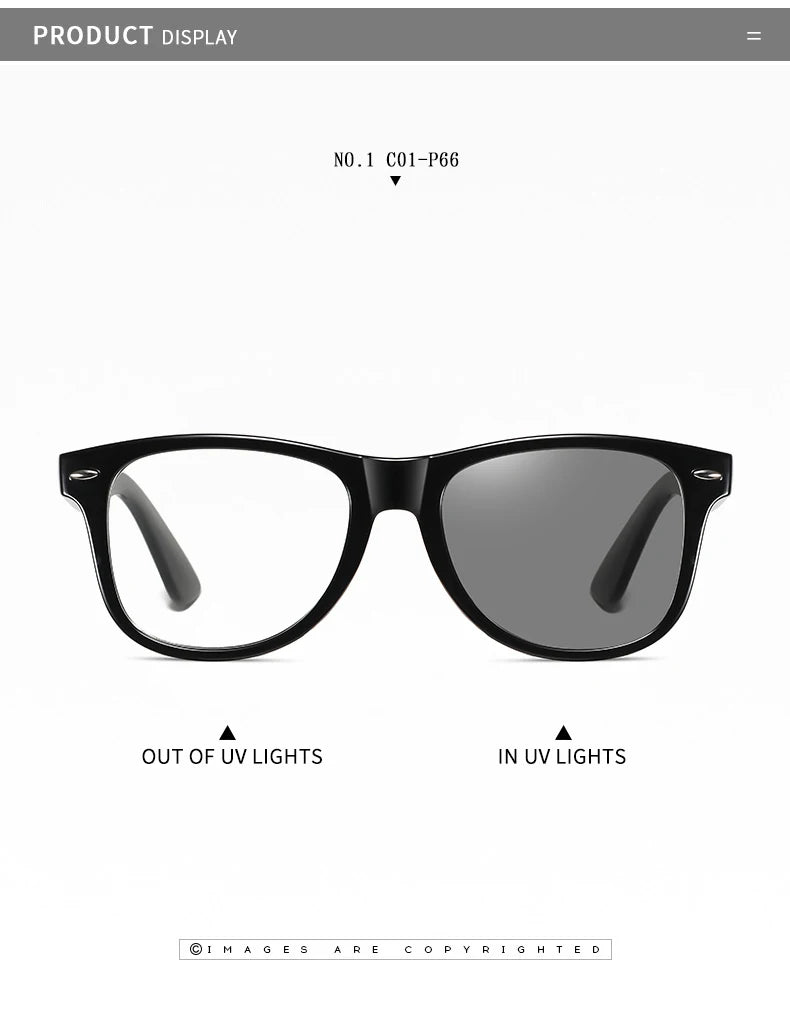 Women Photochromic Glasses Blue Light Blocking Lenses Men Prescription Reading Myopia Eyewear Anti Fatigue PC Eyeglasses Frame