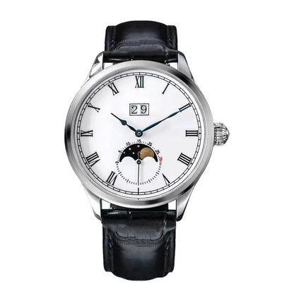 Sugess Watch Tianjin ST25 Automatic Mechanical Movement Real Moonphase Men Watches Luxury Wristwatch Retro Reloj Hombre Sapphire