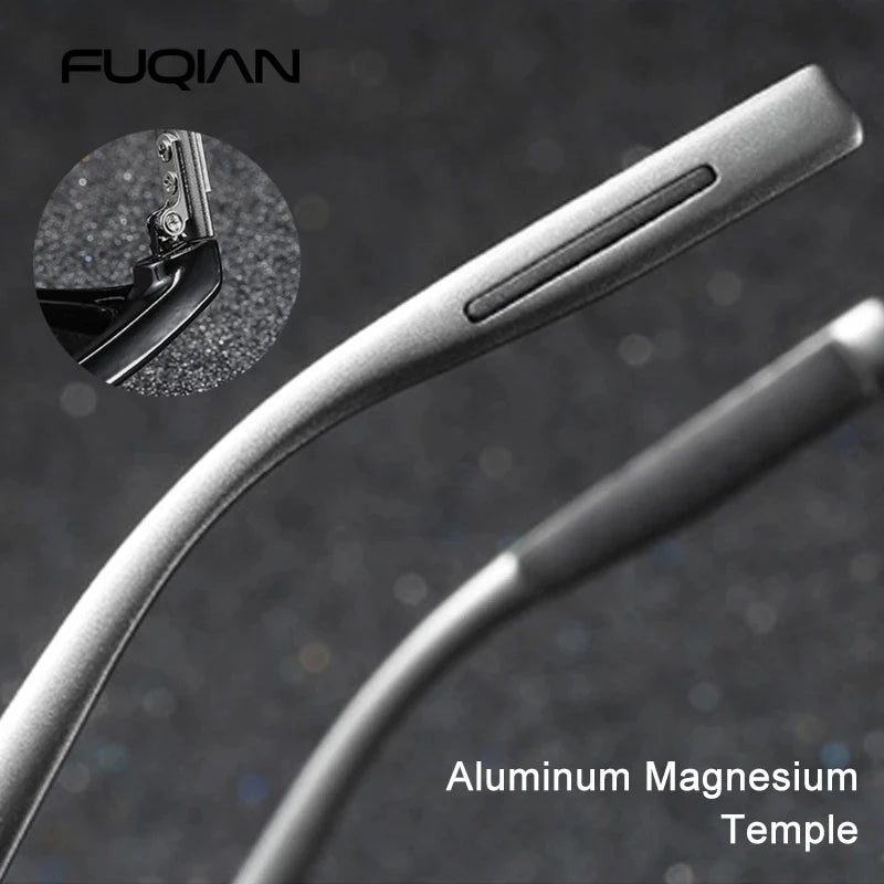 Classic Square Polarized Sunglasses Men High Quality Metal Sun Glasses Male Fashion Outdoor Anti Glare Driving Shades
