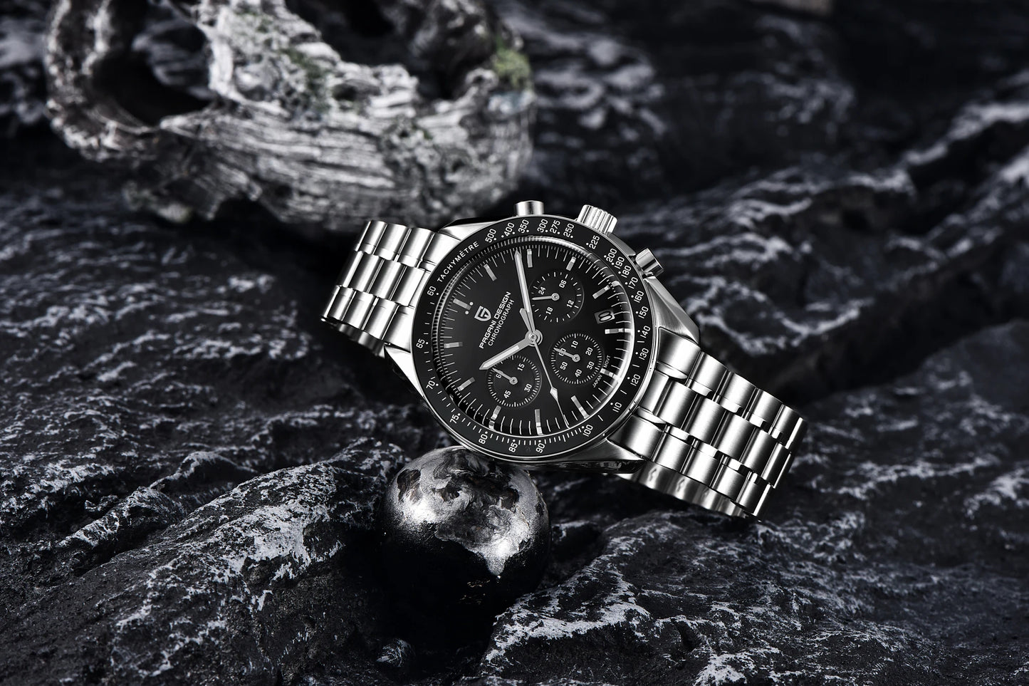 PAGANI DESIGN AK Project Mars Men's Watches Top Luxury Quartz Watch For Men AR Sapphire Speed Sport Chronograph Automatic Date